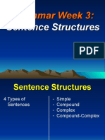 Sentence (Simple and Compound)