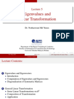 L05 Eigenvalues and Linear Transformation