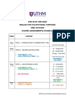 Eop Course Schedule Sem I 20192020