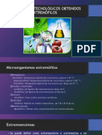 Productos Biotecnológicos Obtenidos de Microbios Extremófilos