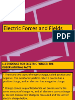 Physics 2 Electric Forces and Field