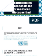 Principales Derechos de Las Personas Con Discapacidad Presentación