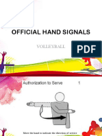 Official Hand Signals