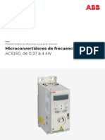 Microconvertidores de Frecuencia de ABB: ACS150, de 0,37 A 4 KW