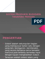 Sistem Produksi Budidaya Tanaman Pangan