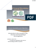 BIO 127 General Microbiology:: Course Description and Objectives