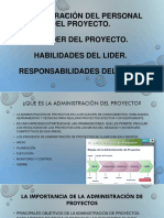 Administración Del Personal Del Proyecto