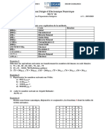 Electronique Numerique TD