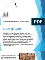 Project (Electroplating) : Guidance Teacher - Kashish Mehta