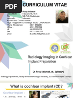 Radiology Imaging in Cochlear Implant Preparation PDF