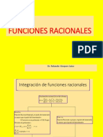 5 Integración de Funciones Racionales