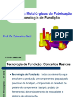 Aula 8 - Tecnologia de Fundição