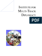 Institute For Multi Track Diplomacy 2006 Report