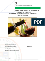 Elaboración Del Vino de Uva - ESPOCH