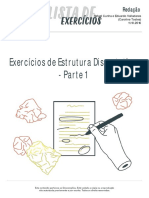 Listadexercicios Redacao Exercicios Estrutura Dissertativa Parte 1 11 10 2016 PDF