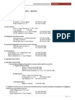 Transportation Law Notes