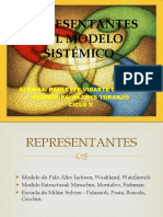 Representantes Del Modelo Sistemico