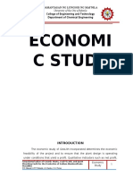 13C05 Economic Study