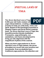 The 7 Spiritual Laws of Yoga