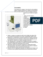 Basic Hardware Components of A Computer