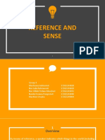 Group 4 - Reference and Sense