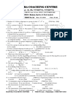 Modern Algebra (CH 10, Rings 1) RA Maths Test 27.5.2018