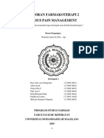 Laporan Farmakoterapi 2 Kasus Pain Management: Dosen Pengampu