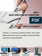 Unit 1 Basic Structure of Computers: Deepa.T.P