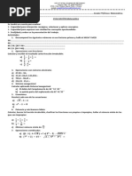 Evaluaciònes de Matemáticas 6 - y 7