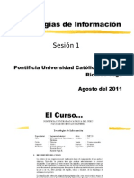 Tecnologías de Información - Sesión 1a