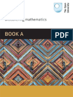 MU123 - Discovering Mathematics Book A Units 1-4