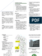 Folleto Plan de Evacuación