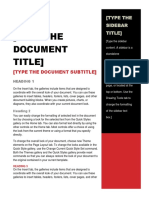 Type The Document Subtitle