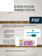 Principios Eticos en Trabajo Social Examen