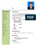 CV of Azhar Mehmood