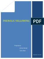 Phenolic Yellowing