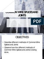 Common Wire Splices and Joints