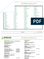 Worldwide Address List PDF