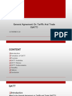 General Agreement On Tariffs and Trade (GATT) : Catherine N. M