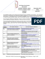 CURRICULUM Revised Fourth Class Curriculum Effective November 2017