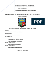 Práctica N°6 - Pruebas Analíticas: Pruebas Descriptivas-Perfil de Sabor PDF