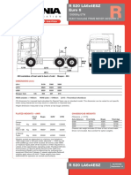 Spec Sheet Scania R520la6x4esz PDF