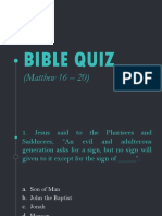 Bible Quiz 4