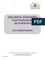 Adex Dental Exam Series: Fixed Prosthodontics and Endodontics