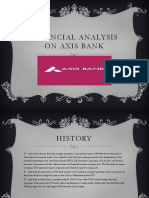 Financial Analysis On Axis Bank