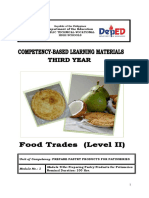 CBLM LG GR 9 Tle Food Trades Le PDF