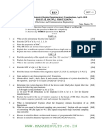 Digital Signal Processing R13 Previous Papers