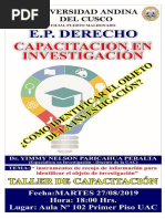 Afiche de Investigación