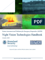 Night Vision Technologies Handbook: System Assessment and Validation For Emergency Responders (SAVER)