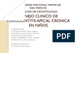 Manejo Clinico de Periodontitis Apical Cronica en Niños